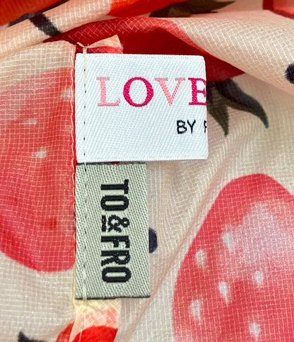 美品 FEILER TO&FRO ポーチ いちご柄 ラブラリー レディース フェイラー トゥーアンドフロー