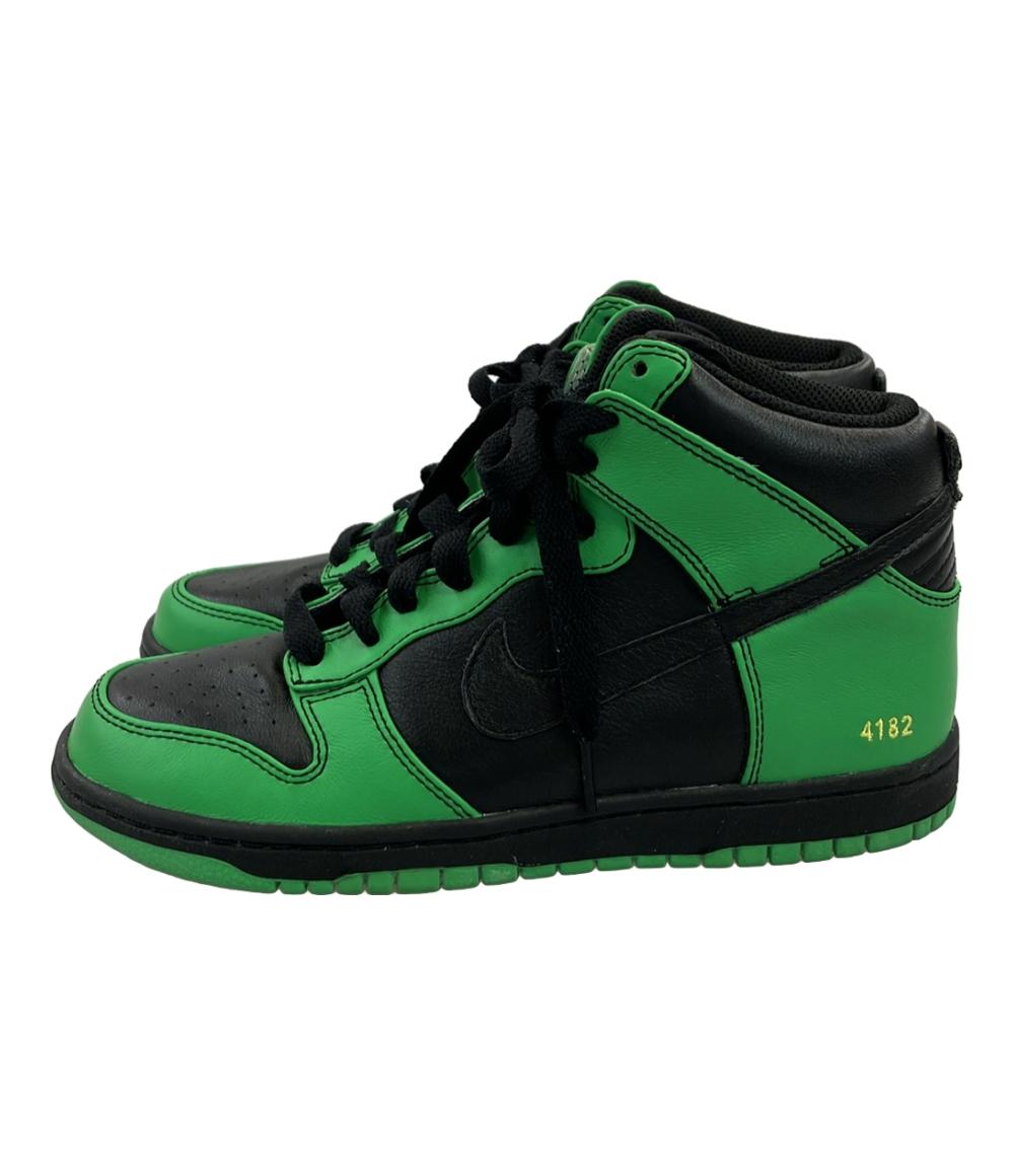 美品 NIKEiD ハイカットスニーカー ダンク ハイ カスタム 393427-991 レディース SIZE 24.0 (L) ナイキアイディー