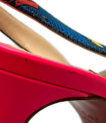 Christian Louboutin オープントゥバックストラップサンダル レディース SIZE 36 1/2 クリスチャンルブタン