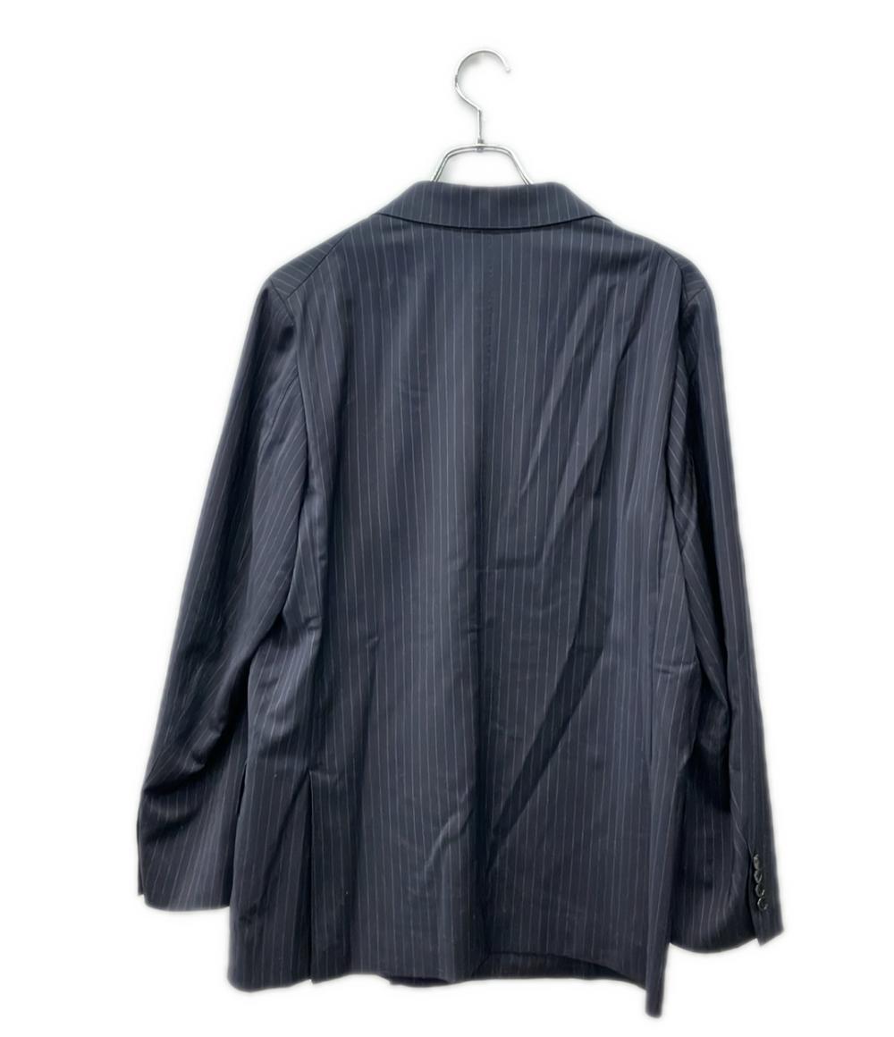 EDIFICE ダブルブレストストライプジャケット メンズ SIZE 44 エディフィス