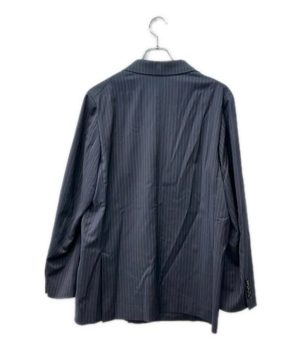 EDIFICE ダブルブレストストライプジャケット メンズ SIZE 44 エディフィス