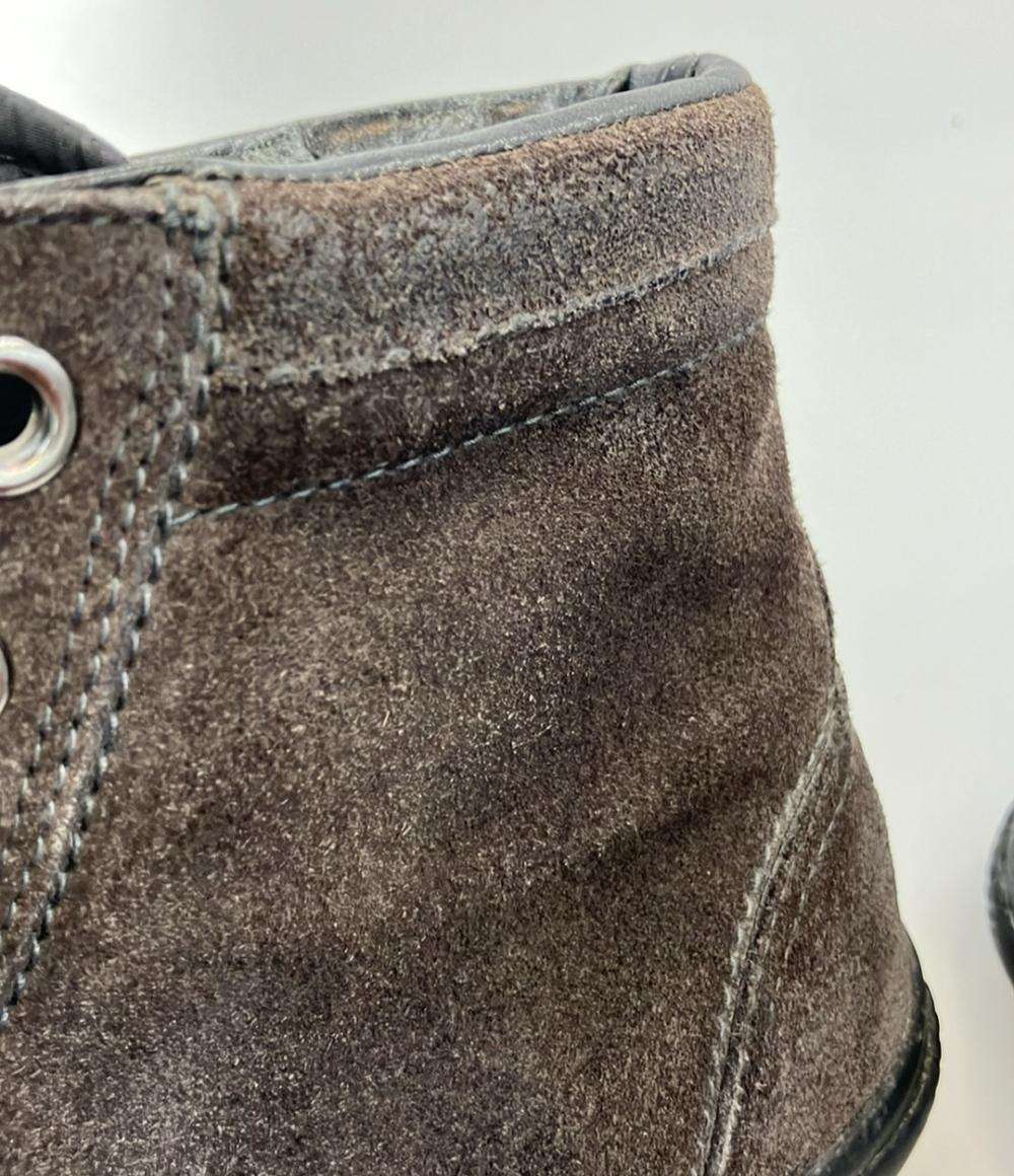 PRADA ハイカットスニーカー スエード メンズ SIZE 6.5 (25.5cm) プラダ