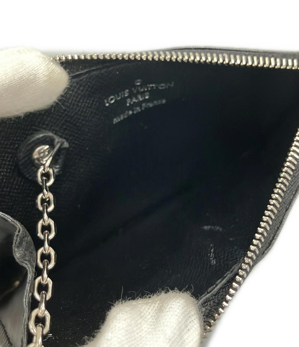 LOUIS VUITTON コインケース キーリング付き ポシェット クレ NM エピ