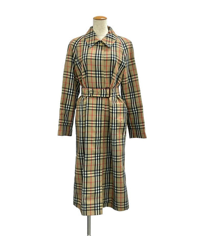 美品 BURBERRY LONDON チェックコート KEMPTON SHORT COAT レディース SIZE 36 (S) バーバリーロンドン