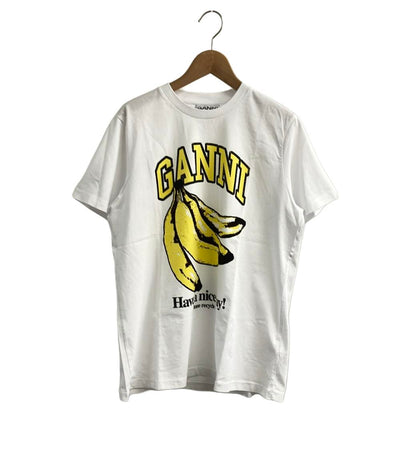 美品 ガニー 半袖Tシャツ バナナプリント レディース SIZE S (S) GANNI