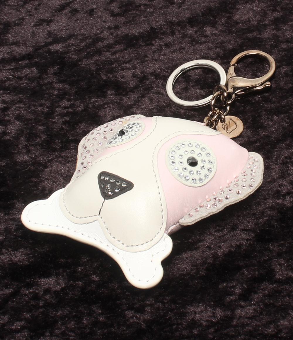 SWAROVSKI バッグチャーム キーリング ビーグルモチーフ ドッグモチーフ犬モチーフ　1086577 レディース スワロフスキー