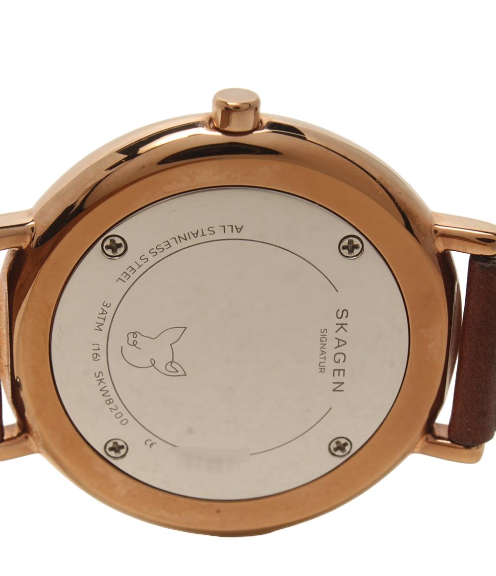 SKAGEN 腕時計 クオーツ ホワイト SKW8200 レディース メンズ スカーゲン