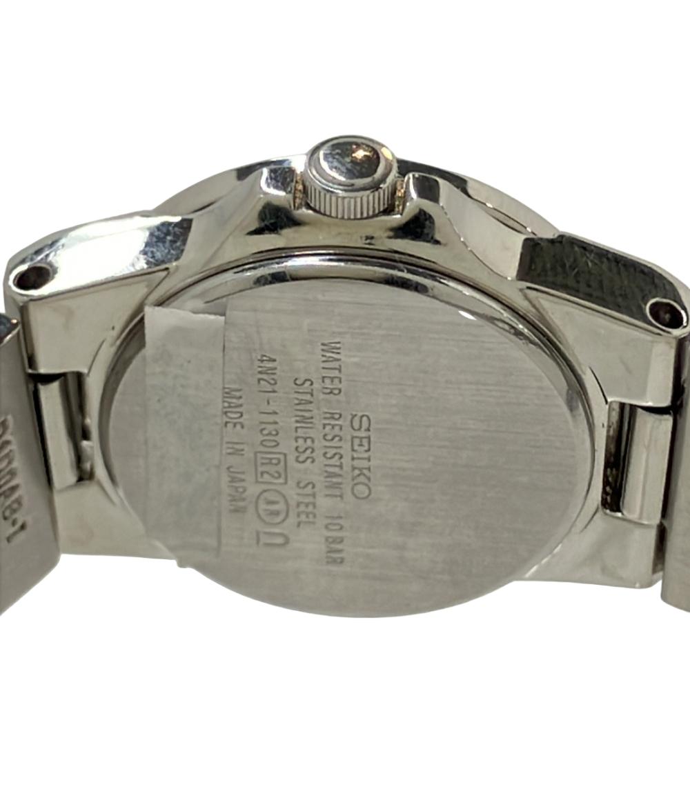 SEIKO 腕時計 lk ルキア クオーツ シルバー 4N21-1130 レディース セイコー
