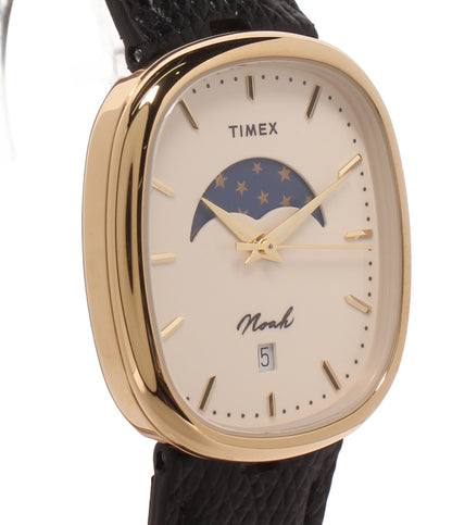 美品 TIMEX NOAH 腕時計 ムーンフェイズ Noah x Timex Oval Moon Phase Watch クオーツ TW2Y62400 メンズ タイメックス ノア