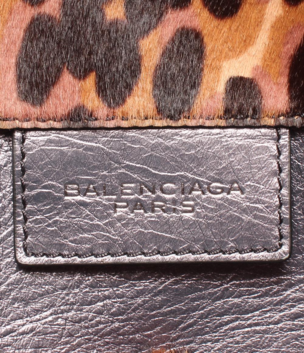 BALENCIAGA ハンドバッグ トートバッグ シティ ラージ レオパード レディース バレンシアガ