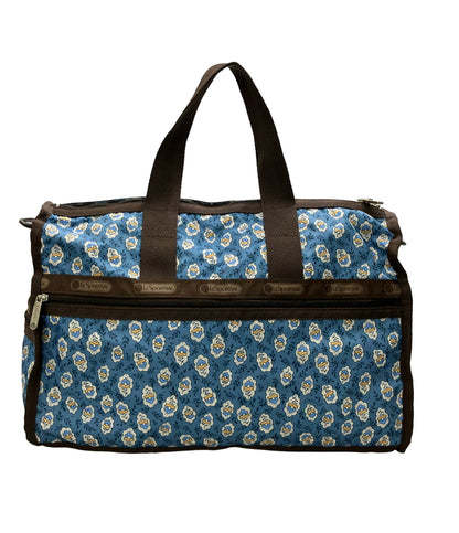 美品 LeSportsac 2way ボストンバッグ ショルダーバッグ 斜め掛け 花柄 レディース レスポートサック
