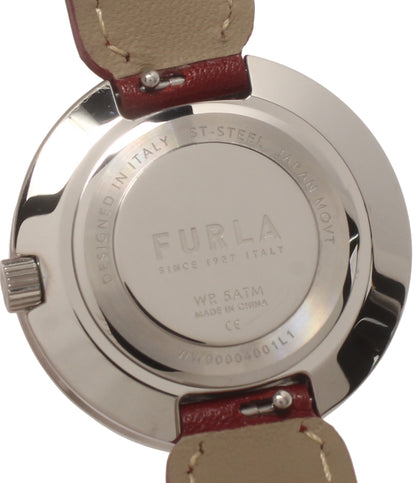 美品 FURLA 腕時計 エッセンシャル クオーツ シルバー WW00004001L1 レディース フルラ