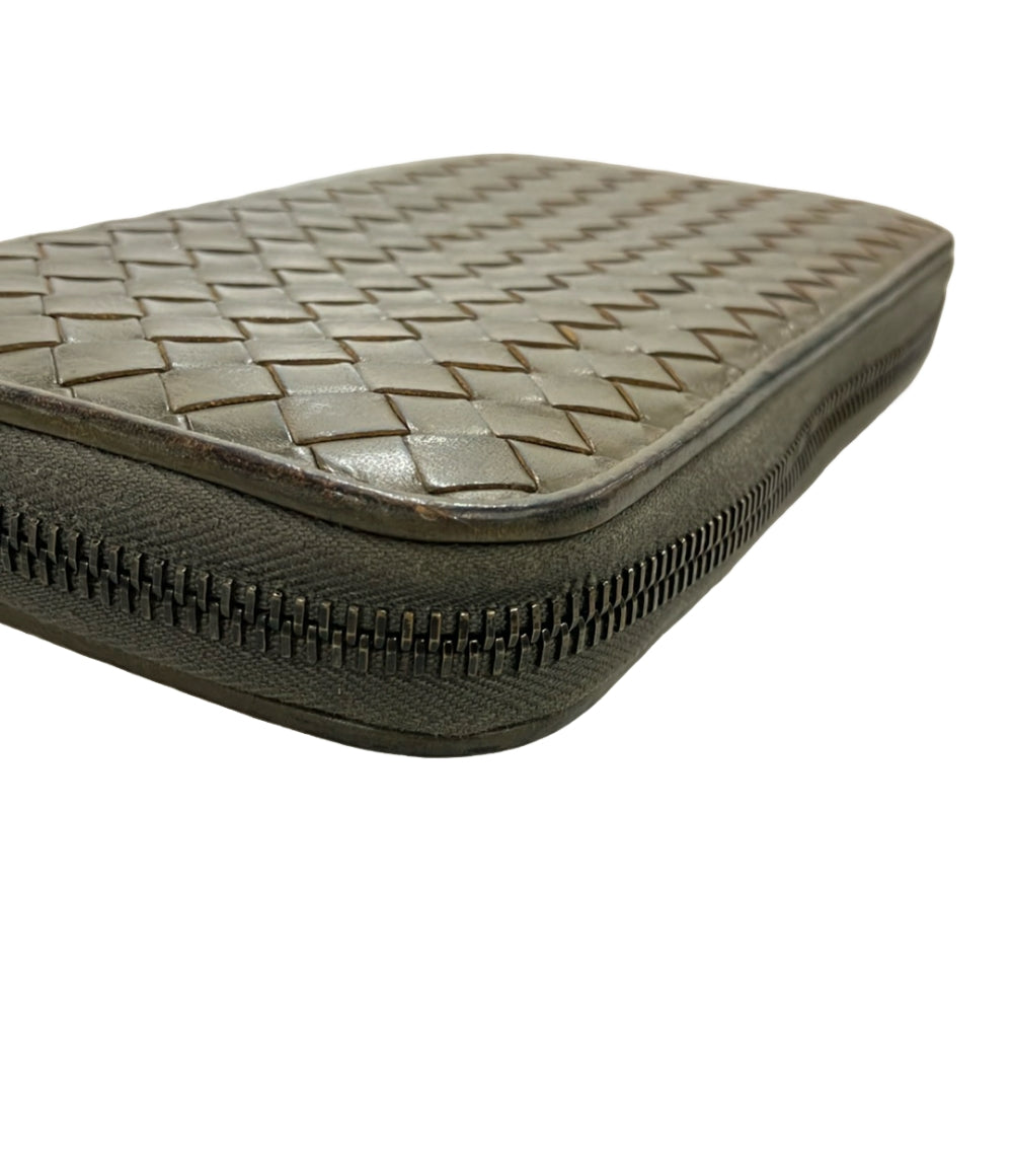 BOTTEGAVENETA ボッテガヴェネタ ラウンドファスナー イントレチャート パイソン 長財布 グリーン ユニセックス ボッテガヴェネタ BOTTEGA VENETA 財布 長財布 ラウンドファスナー長