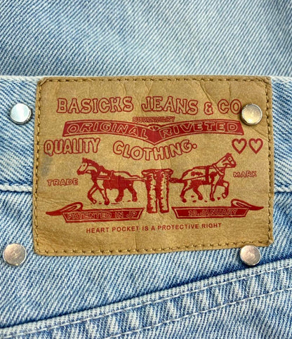 BASICKS デニムパンツ レディース SIZE M ベイシックス