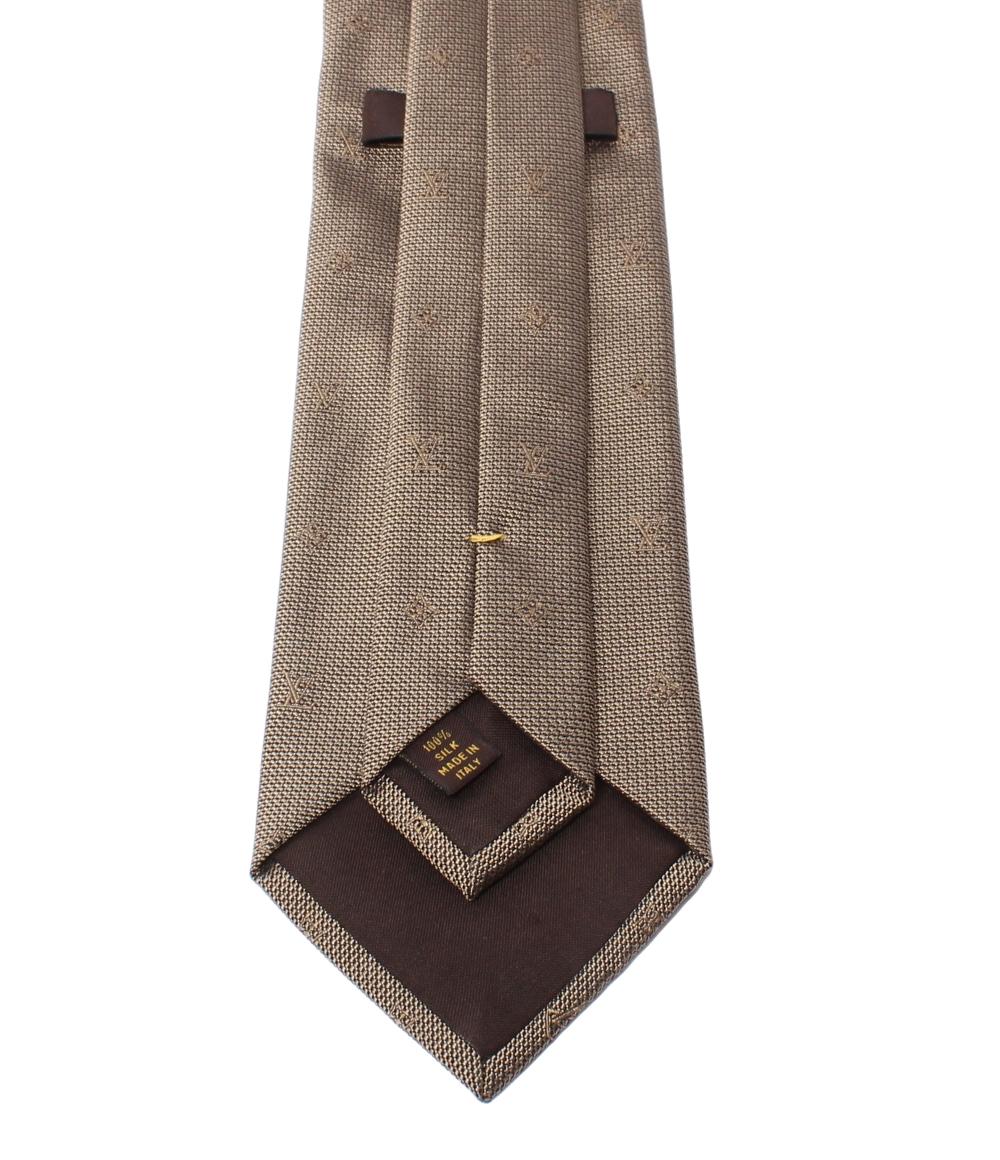美品 LOUIS VUITTON ネクタイ シルク100％ ジャガード メンズ ルイ