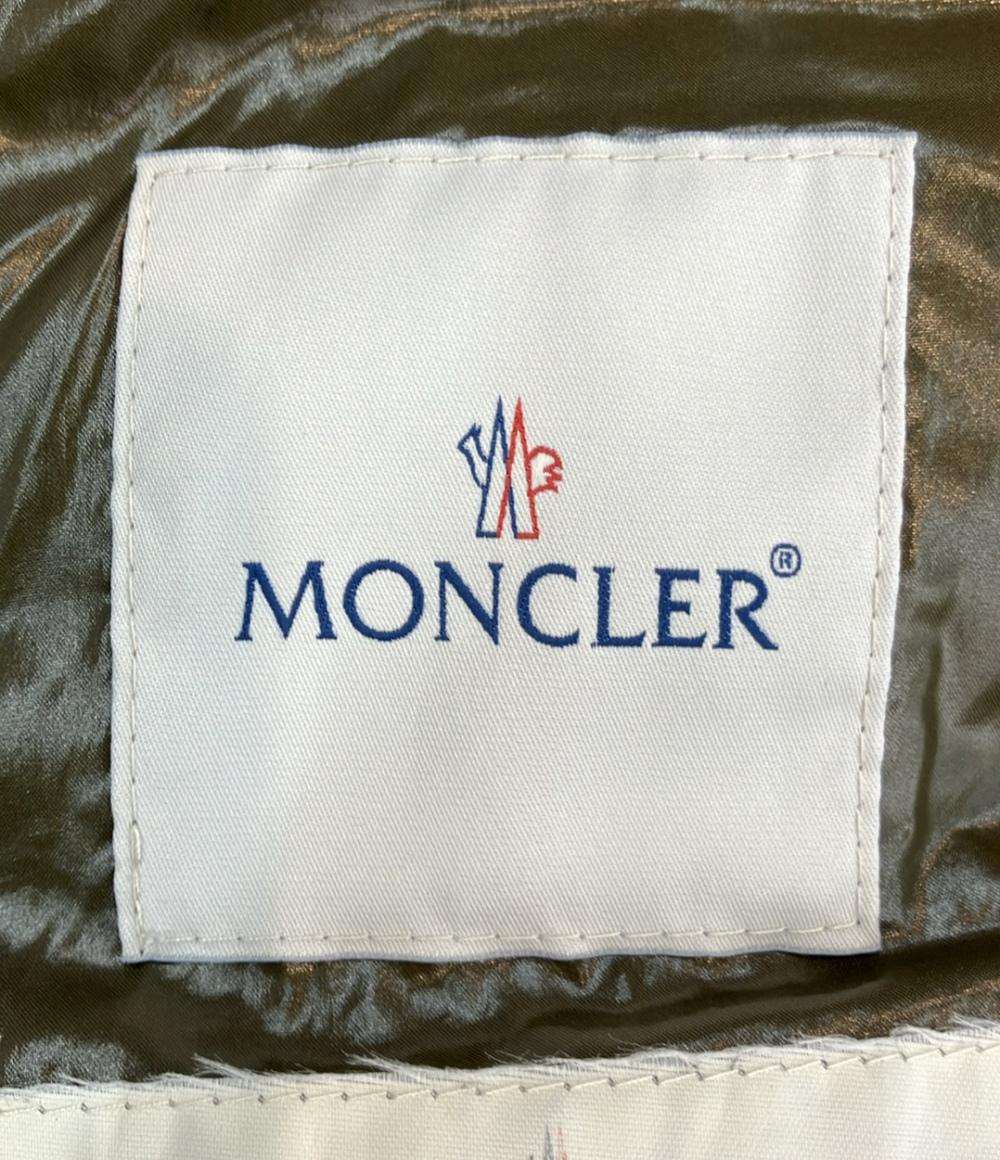 MONCLER ダウンジャケット BADY アニメタグ ワッペン 光沢 フード取り外し可 ショート ダブルジップ 116347 レディース SIZE 1 (M) モンクレール
