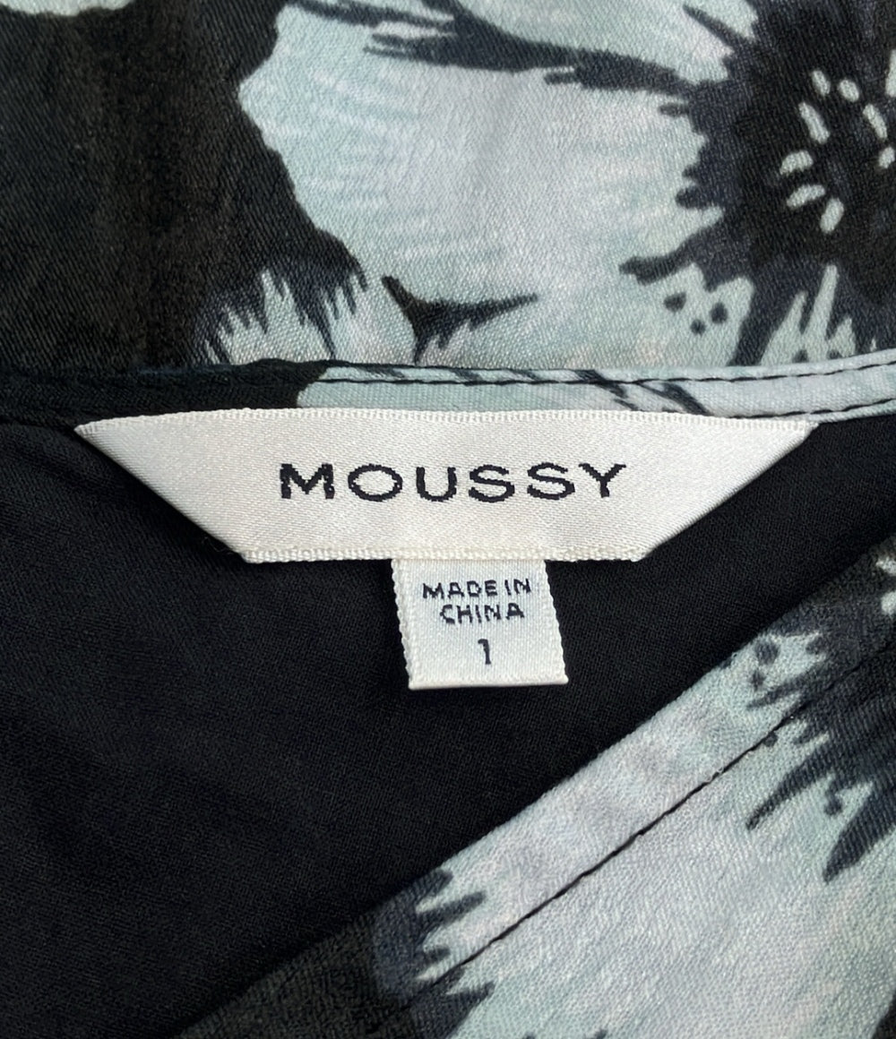 マウジー 長袖ワンピース 花柄 レディース SIZE 1 (S) MOUSSY