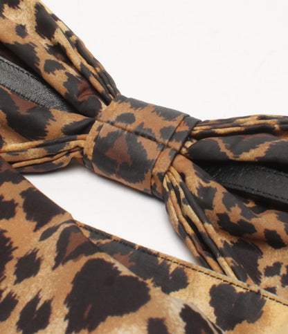 RED VALENTINO ハンドバッグ ヒョウ柄 リボン レディース レッドヴァレンティノ