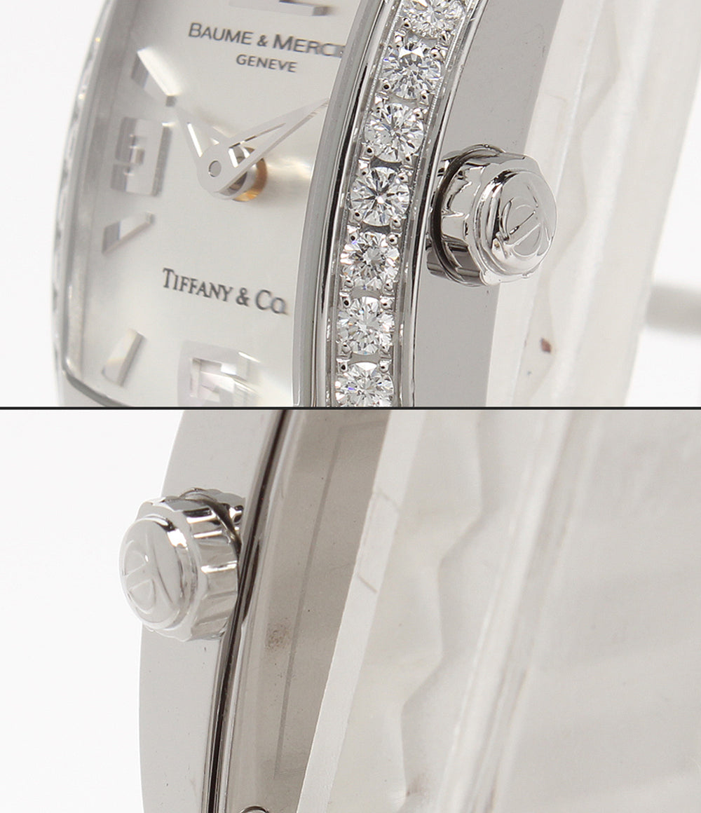 Baume & Mercier 腕時計 ハンプトン クオーツ シルバー 65363 ボーム＆メルシェ
