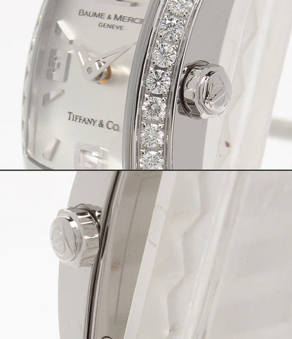 Baume & Mercier 腕時計 ハンプトン クオーツ シルバー 65363 ボーム＆メルシェ
