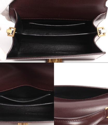 サンローランパリ 2way レザーショルダーバッグ YSLロゴ ゴールド金具 カサンドラ レディース SAINT LAURENT PARIS