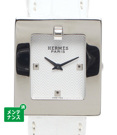 HERMES 腕時計 ベルトウォッチ クオーツ ホワイト BE1.210 レディース エルメス