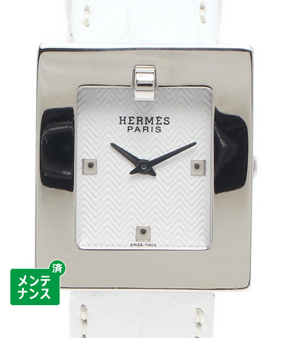 HERMES 腕時計 ベルトウォッチ クオーツ ホワイト BE1.210 レディース エルメス