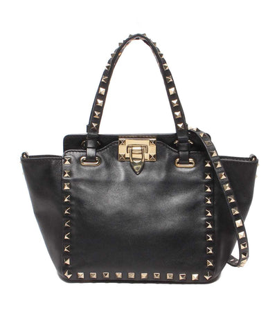 Valentino Garavani 2WAYハンドバッグ ショルダーバッグ 斜め掛け ロックスタッズ レディース ヴァレンティノ・ガラヴァーニ