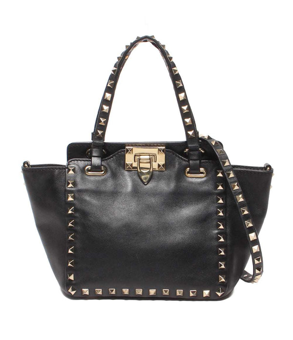 Valentino Garavani 2WAYハンドバッグ ショルダーバッグ 斜め掛け ロックスタッズ レディース ヴァレンティノ・ガラヴァーニ