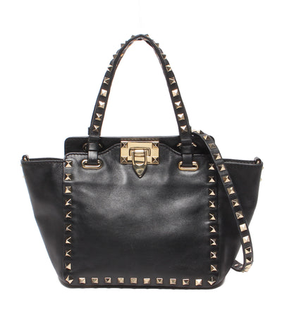 Valentino Garavani 2WAYハンドバッグ ショルダーバッグ 斜め掛け ロックスタッズ レディース ヴァレンティノ・ガラヴァーニ