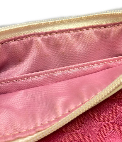 COACH アクセサリーポーチ リストレット 花柄 オプアート レディース コーチ
