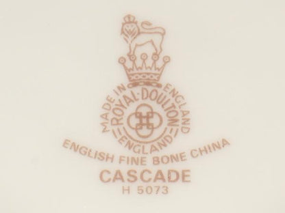 美品 ロイヤルドルトン カップ＆ソーサー 2客セット ペア カスケード Royal Doulton