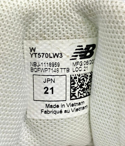 ニューバランス ローカットスニーカー YT570LW3 キッズ SIZE 21.0 (M) NEW BALANCE
