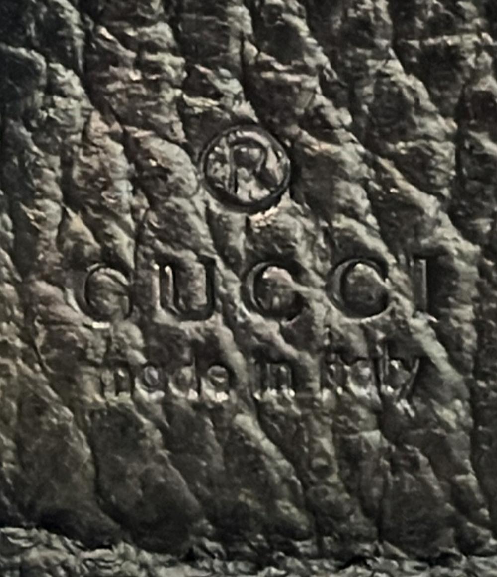 美品 GUCCI ラウンドファスナー財布 354497 2091 レディース メンズ グッチ