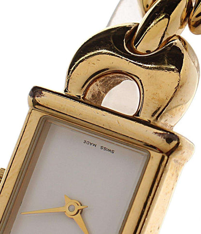 GUCCI 腕時計 クオーツ ホワイト 1800L レディース グッチ