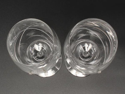 美品 WEDGWOOD ワイングラス 2点セット ペア プロミシス ウィズディスリング ウエッジウッド