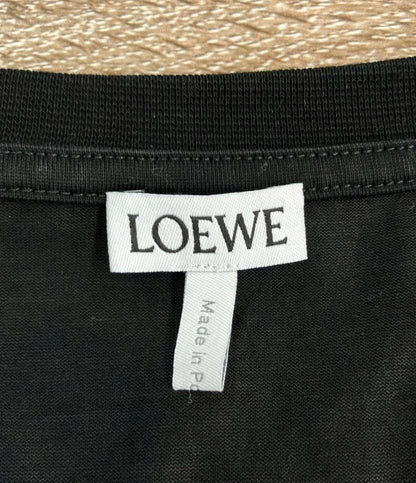 LOEWE 半袖Tシャツ アナグラム スリットカットソー チェストロゴ S359341XA4 レディース SIZE M ロエベ