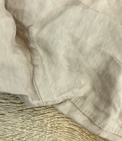 Graphpaper 長袖シャツ リネン フロントボタン  25SS Oversized Regular Collar Shirt - BEIGE GU251-50256 メンズ SIZE 1 (S) グラフペーパー