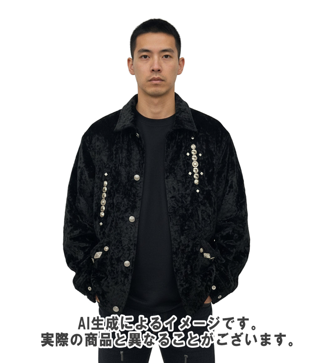TOGA ブルゾン クラッシュベルベット メタル Crush velvet blouson TV252-FC321 メンズ SIZE 48 (L) トーガ