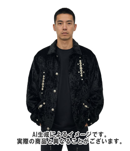 TOGA ブルゾン クラッシュベルベット メタル Crush velvet blouson TV252-FC321 メンズ SIZE 48 (L) トーガ