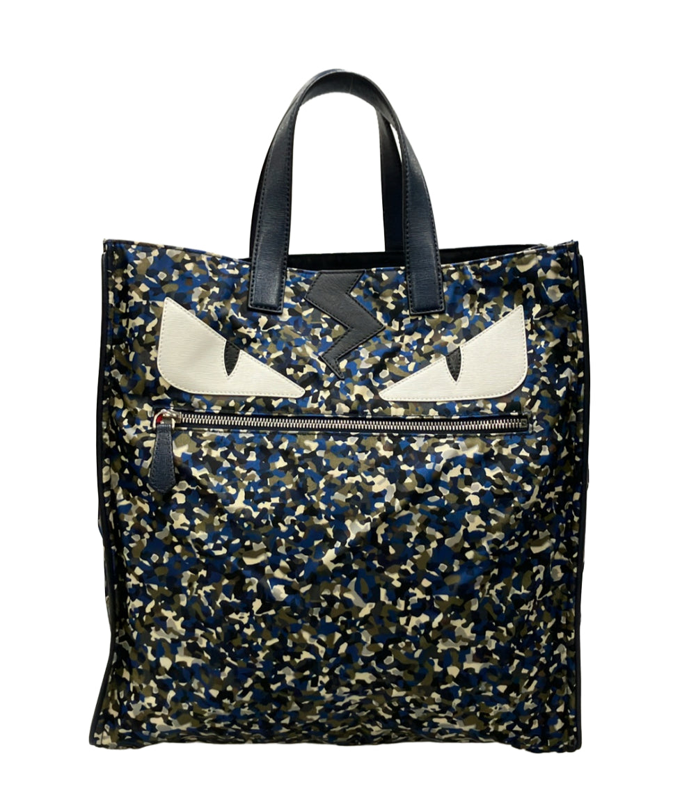 美品 FENDI ハンドバッグ ナイロン レディース フェンディ