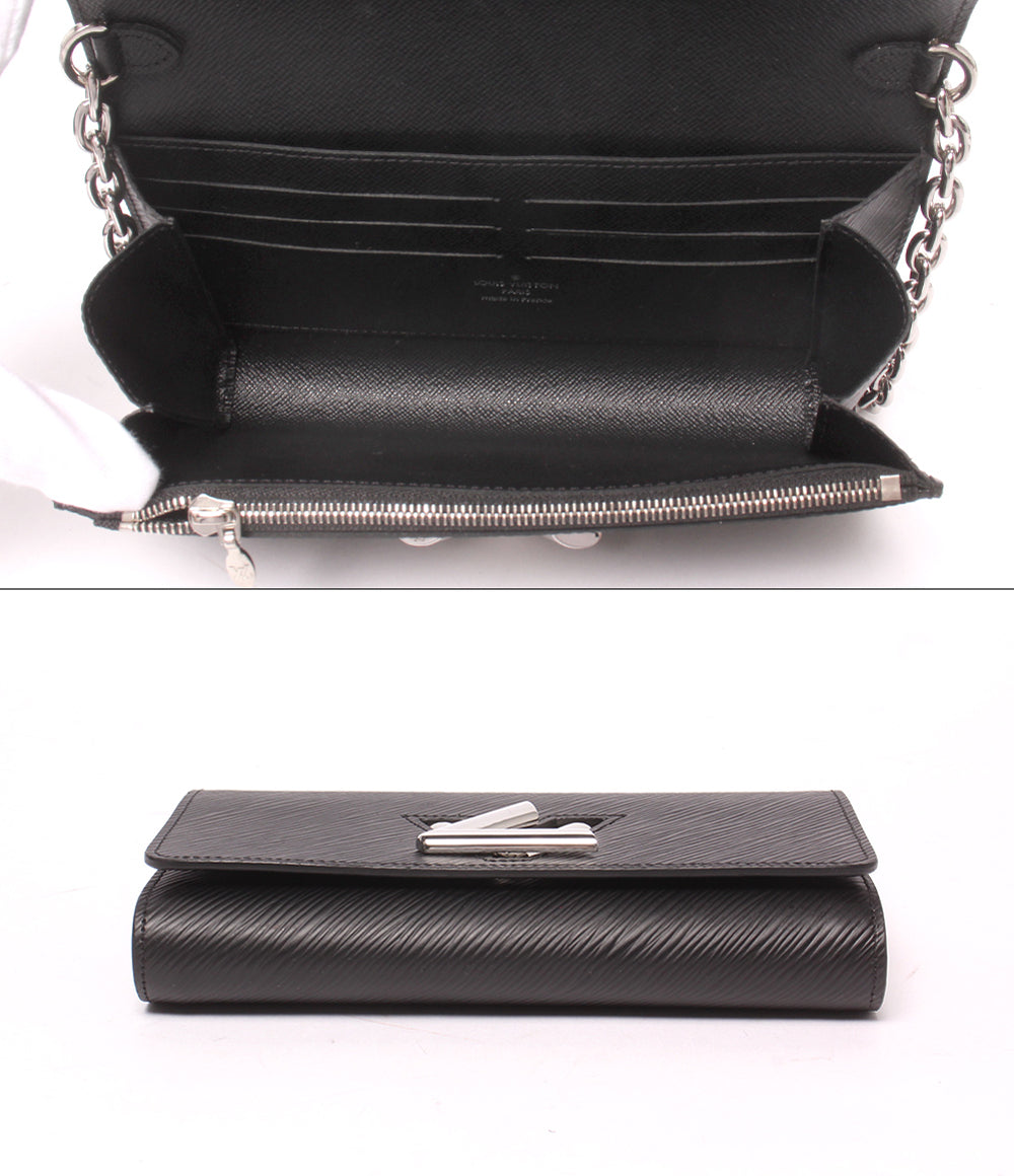 LOUIS VUITTON チェーンウォレット ショルダーバッグ 肩掛け 斜め掛け ポルトフォイユ ツイスト チェーン エピ M62038 レディース ルイ・ヴィトン
