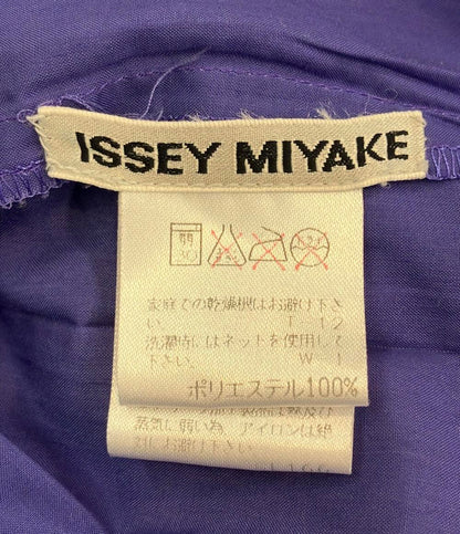 ISSEY MIYAKE 長袖 プリーツシャツ IM94-FJ935 レディース SIZE M イッセイミヤケ