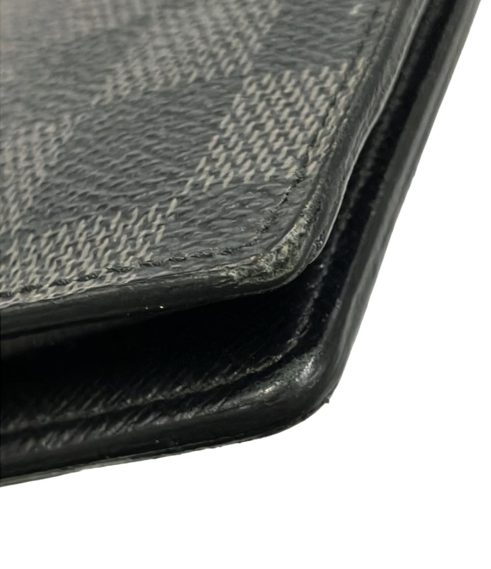 LOUIS VUITTON 長財布 ポルトフォイユ ブラザ ダミエ グラフィット