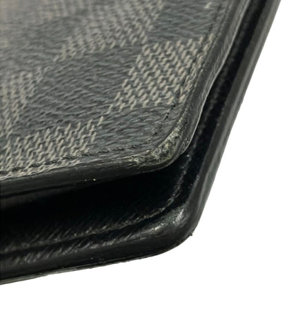 LOUIS VUITTON 長財布 ポルトフォイユ ブラザ ダミエ グラフィット N62665 メンズ ルイ・ヴィトン