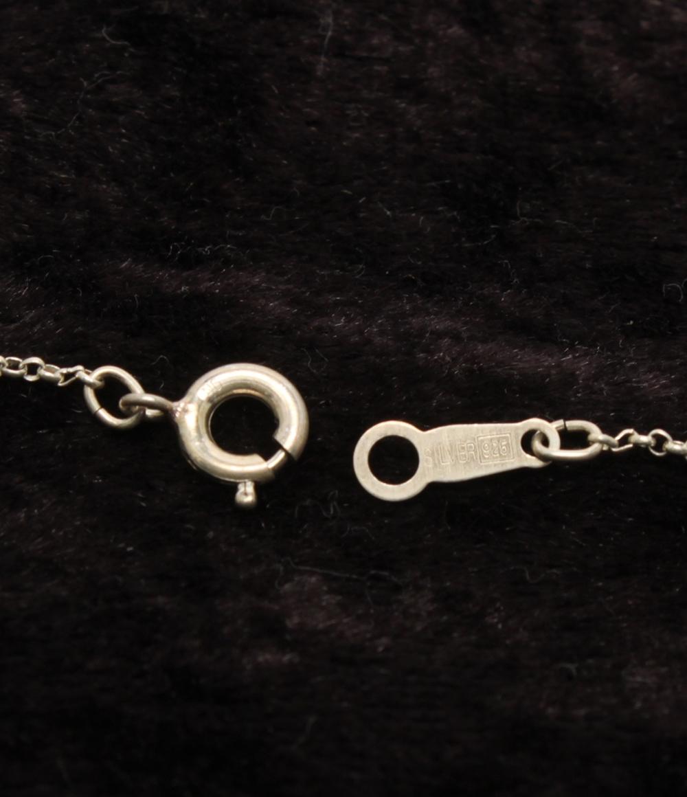 Mirai Tenshi ネックレス SV SV925 ダイヤ クロスモチーフ レディース ミライテンシ