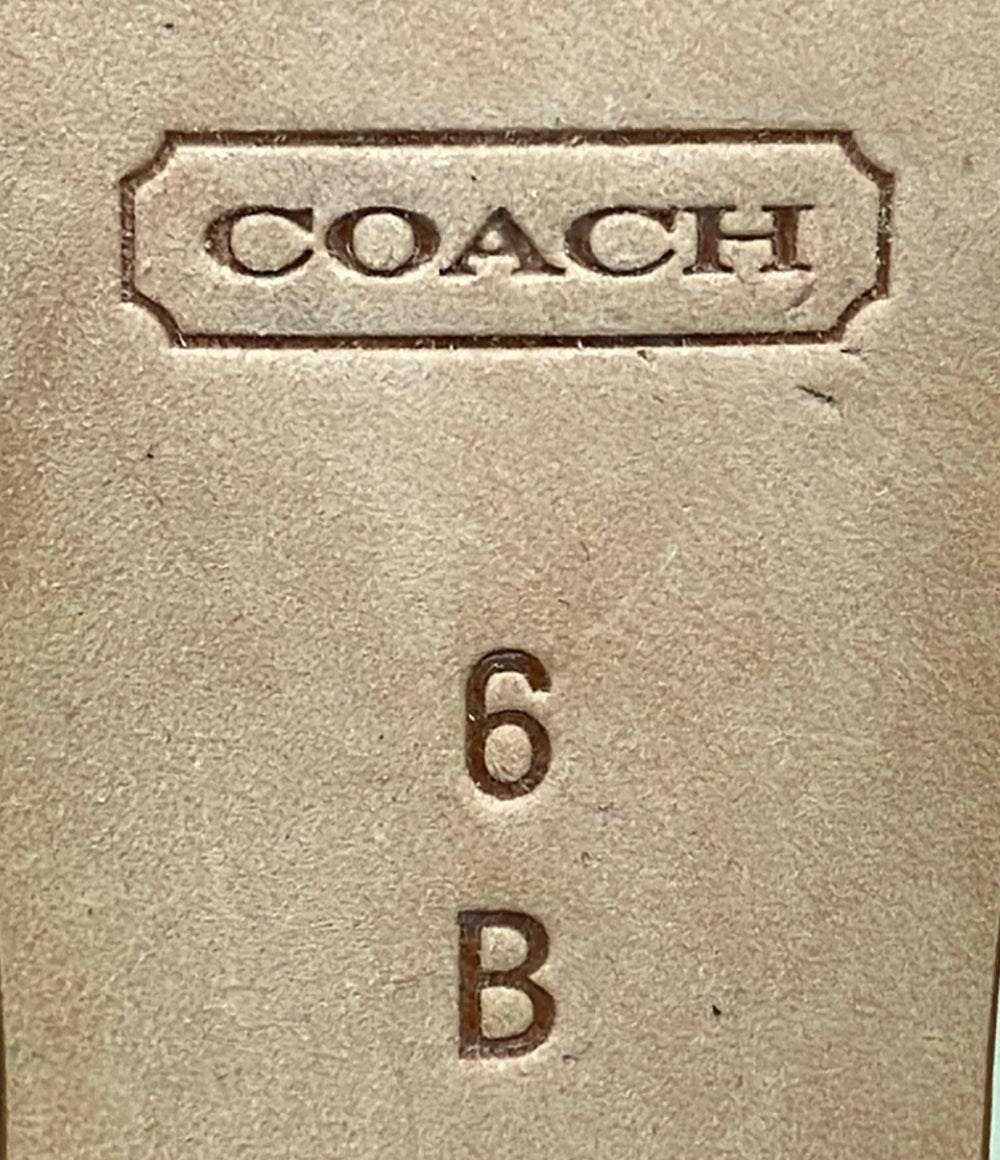 COACH Tストラップサンダル Q625 レディース SIZE 6 (23.5cm) コーチ