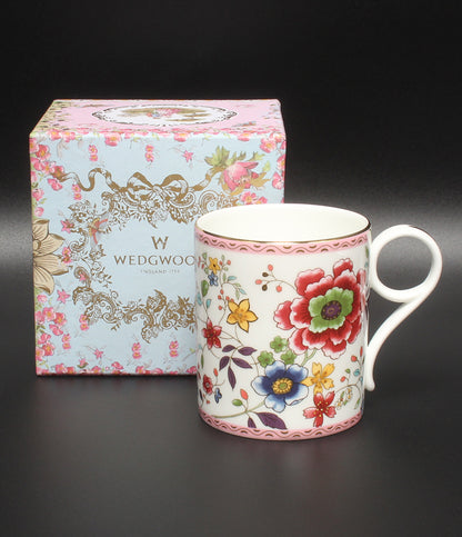 美品 WEDGWOOD マグカップ ピンククリサンセマム ウエッジウッド
