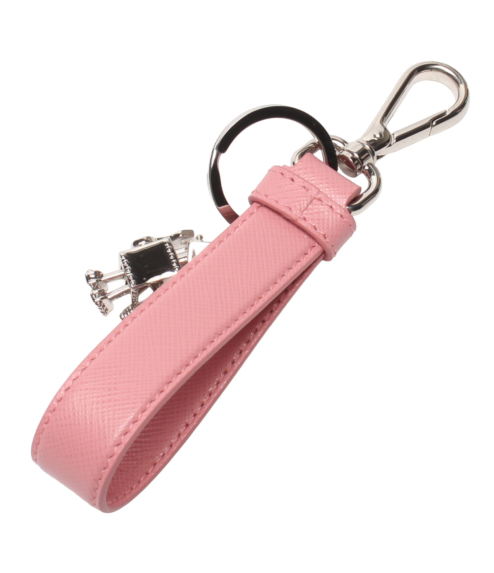 美品 PRADA バッグチャーム キーリング ロボット 1PP001 レディース プラダ