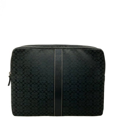 COACH クラッチバッグ キャンバス レザー ミニシグネチャー CE701 メンズ コーチ